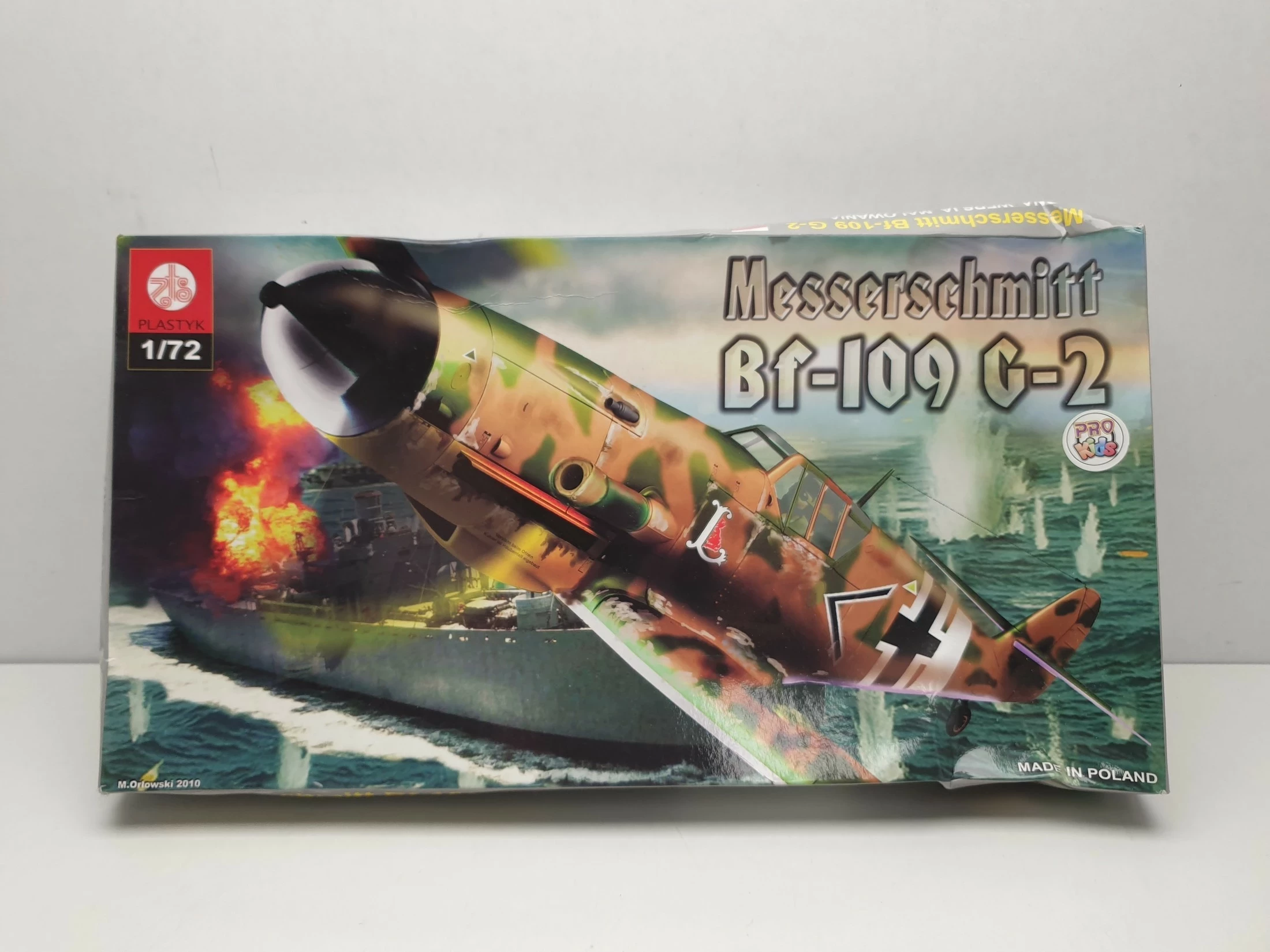 model-do-sklejania-plastyk-messerschmitt-bf-l09-g-2-komplet-wroclawska-6-opole-sj