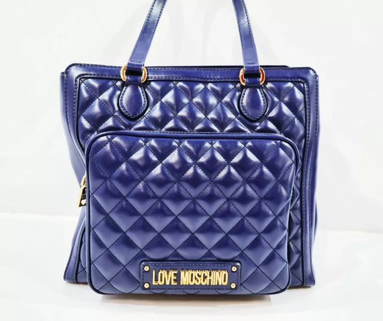 TOREBKA LOVE MOSCHINO DUŻA SZAFIROWA