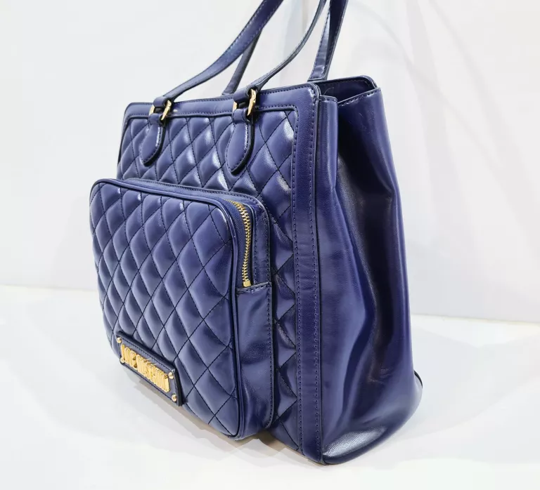TOREBKA LOVE MOSCHINO DUŻA SZAFIROWA
