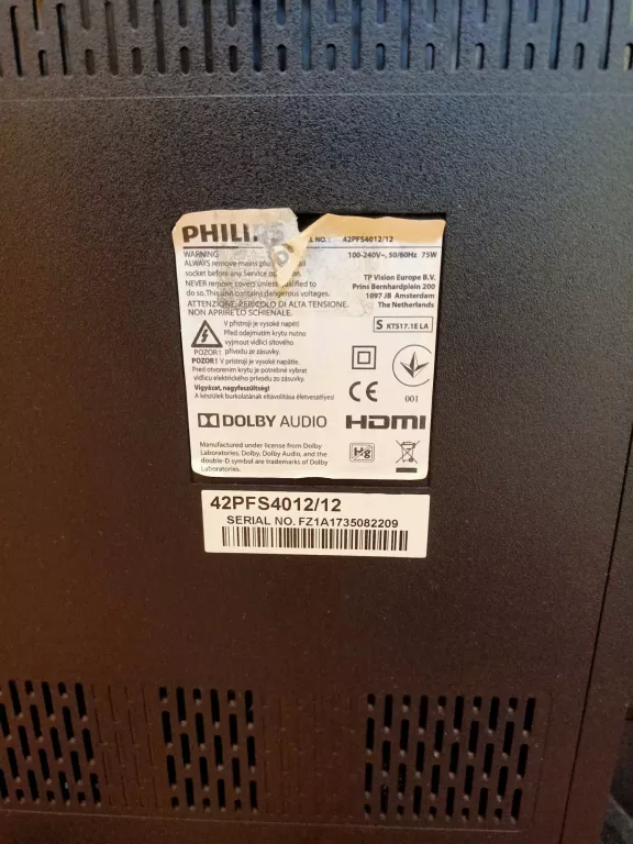 TELEWIZOR PHILIPS 42PFS4012