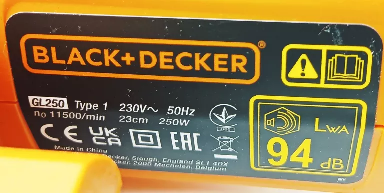 PODKASZARKA 250W KOSA GL250 BLACK&DECKER