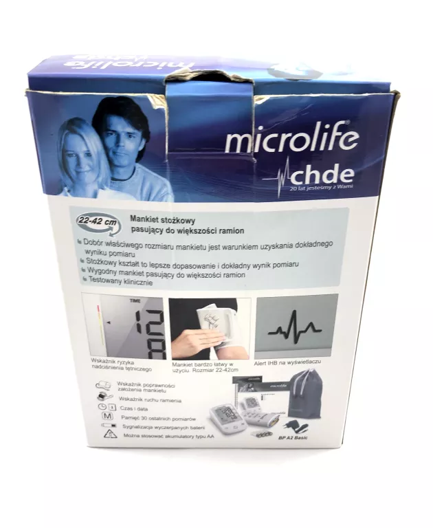 CIŚNIENIOMIERZ MICROLIFE BP A2 BASIC