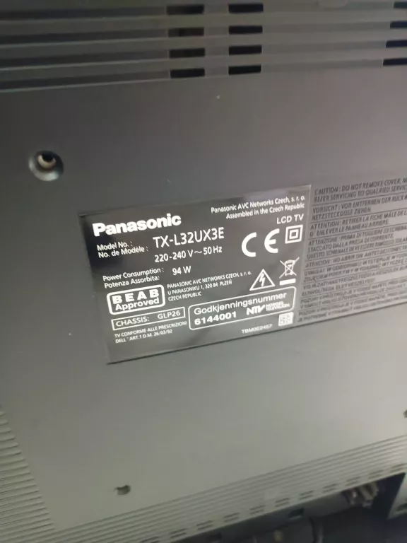 telewizor-panasonic-tx-l32ux3e-brak-pilota-polecamy-tanio-ean-gtin-5025232606153