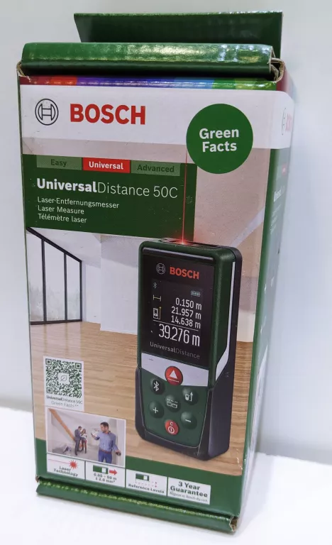 BOSCH UNIVERSALDISTANCE 50C CYFROWY DALMIERZ LASEROWY BLUETOOTH