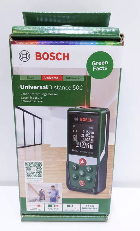BOSCH UNIVERSALDISTANCE 50C CYFROWY DALMIERZ LASEROWY BLUETOOTH
