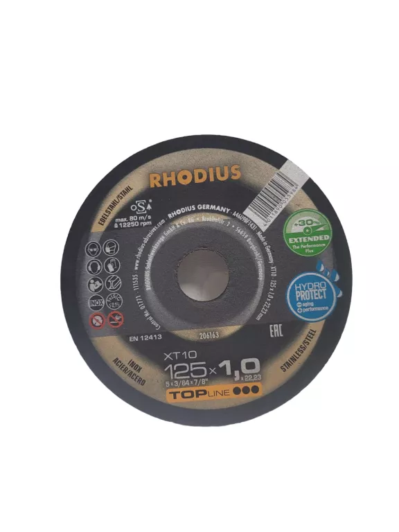 TARCZA DO CIĘCIA METALU 125 X 1.0 RHODIUS 2W1 XT70
