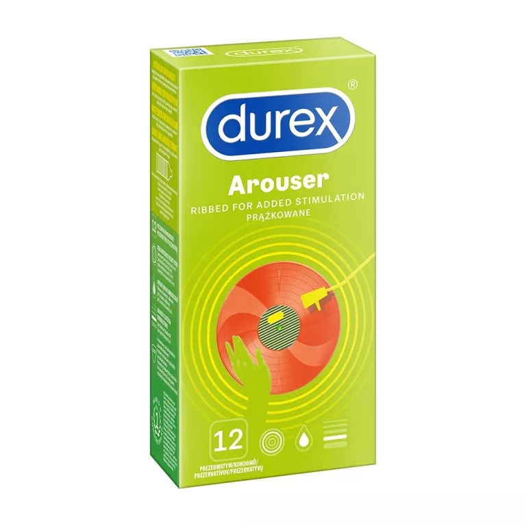 DUREX PREZERWATYWY AROUSER 12 SZT. PRĄŻKOWANE
