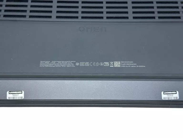 LAPTOP HP OMEN 16-C0220NW 16 GB / 512 GB
