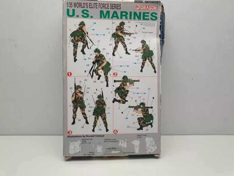 MODEL DO SKLEJANIA DRAGON FIGURKI U.S MARINES KOMPLET