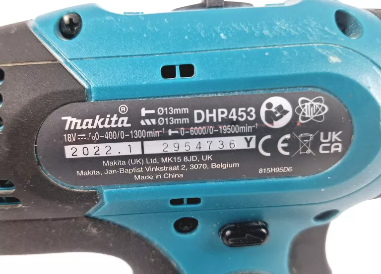 WKRĘTARKA MAKITA DHP453 + BATERIA 18V 5,0 AH