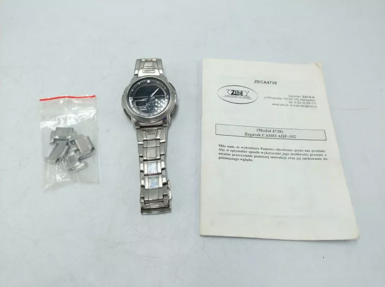 ZEGAREK MĘSKI CASIO AQF-102W+OGNIWA