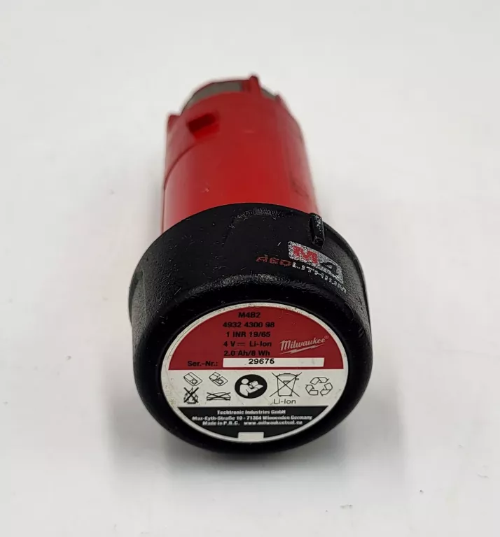 WKRĘTAK AKUMULATOROWY MILWAUKEE M4 D-202B 4V 1/4' +AKU2AH 4933440475