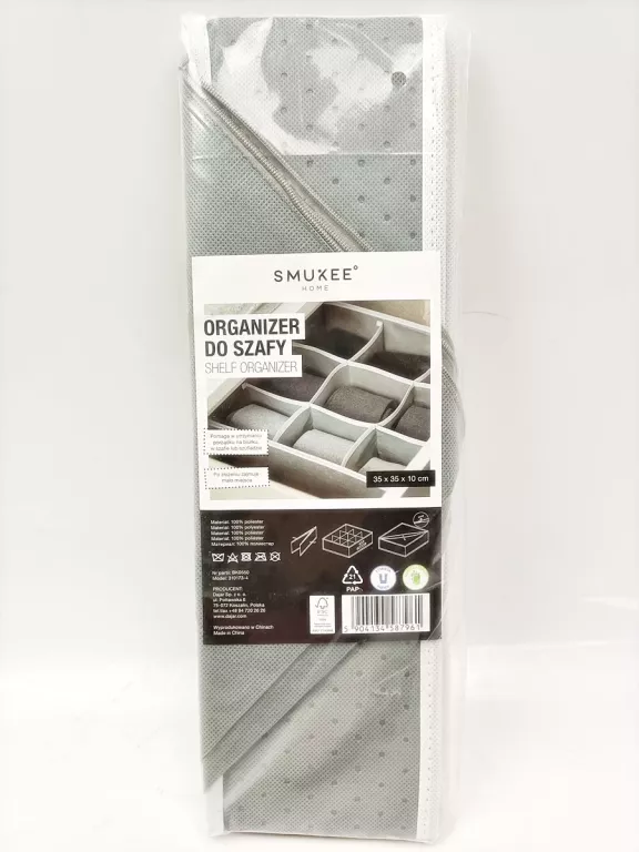 SMUKEE ORGANIZER DO SZAFY SZUFLADY 35X35X10CM
