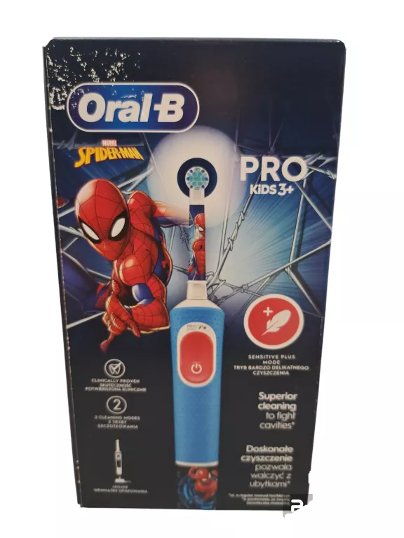 SZCZOTECZKA ELEKTRYCZNA ORAL-B SPIDERMAN