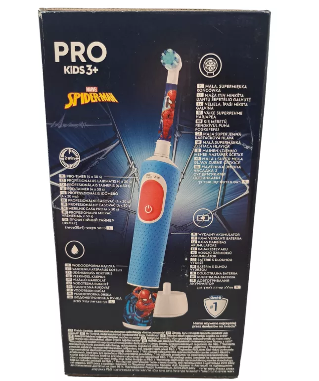 SZCZOTECZKA ELEKTRYCZNA ORAL-B SPIDERMAN