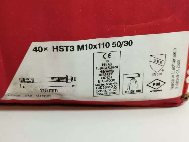 KOTWA KLINOWA HILTI HST3 M10X110 ZOBACZ OKAZJA!