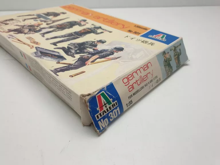MODEL DO SKLEJANIA ITALERI FIGURKI GERMAN ARTILLERY NO 301 KOMPLET