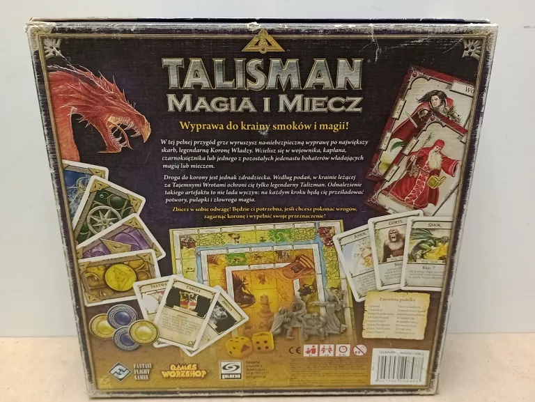 GRA PLANSZOWA GALAKTA TALISMAN: MAGIA I MIECZ