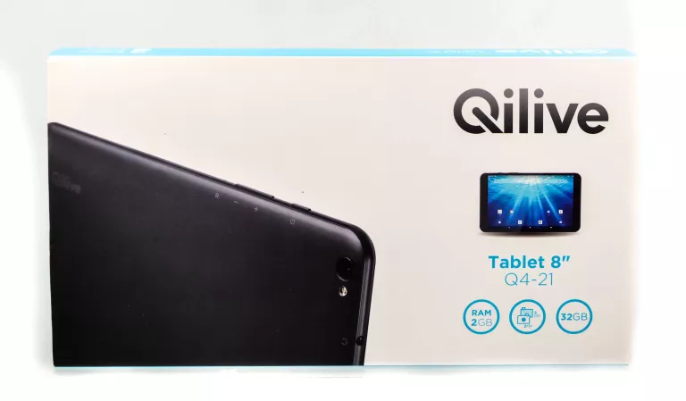 TABLET QILIVE 8" Q4-21 2 GB / 32 GB + ŁADOWARKA,PUDEŁKO