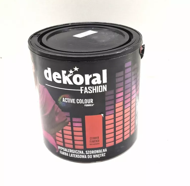 DEKORAL FASHION SATIN 2,5L CZERWIEŃ FLAMENCO