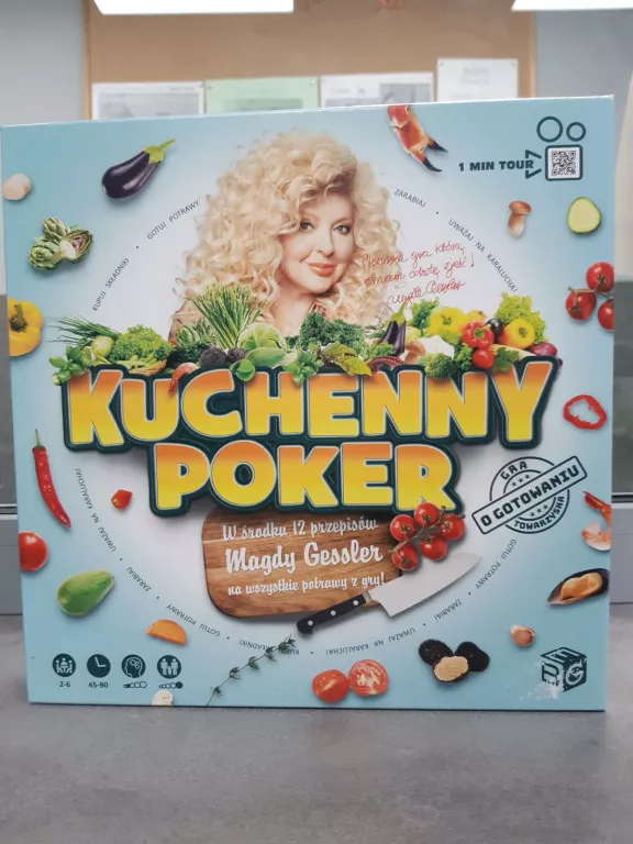 GRA PLANSZOWA KUCHENNY POKER MAGDA GESSLER IDEALNA!!