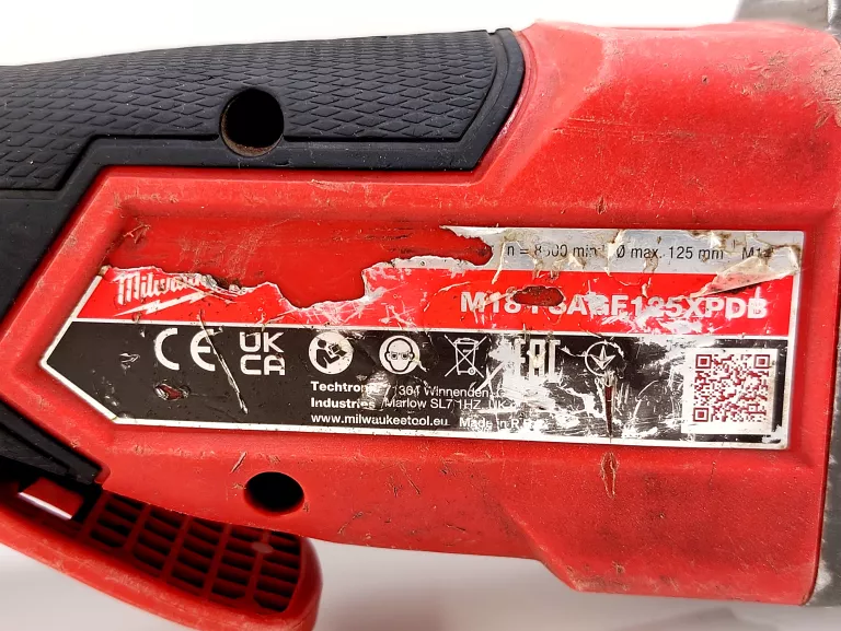 SZLIFIERKA KĄTOWA MILWAUKEE M18 FSAGF125XPDB 18V 125MM 5.0AH (4933478439)