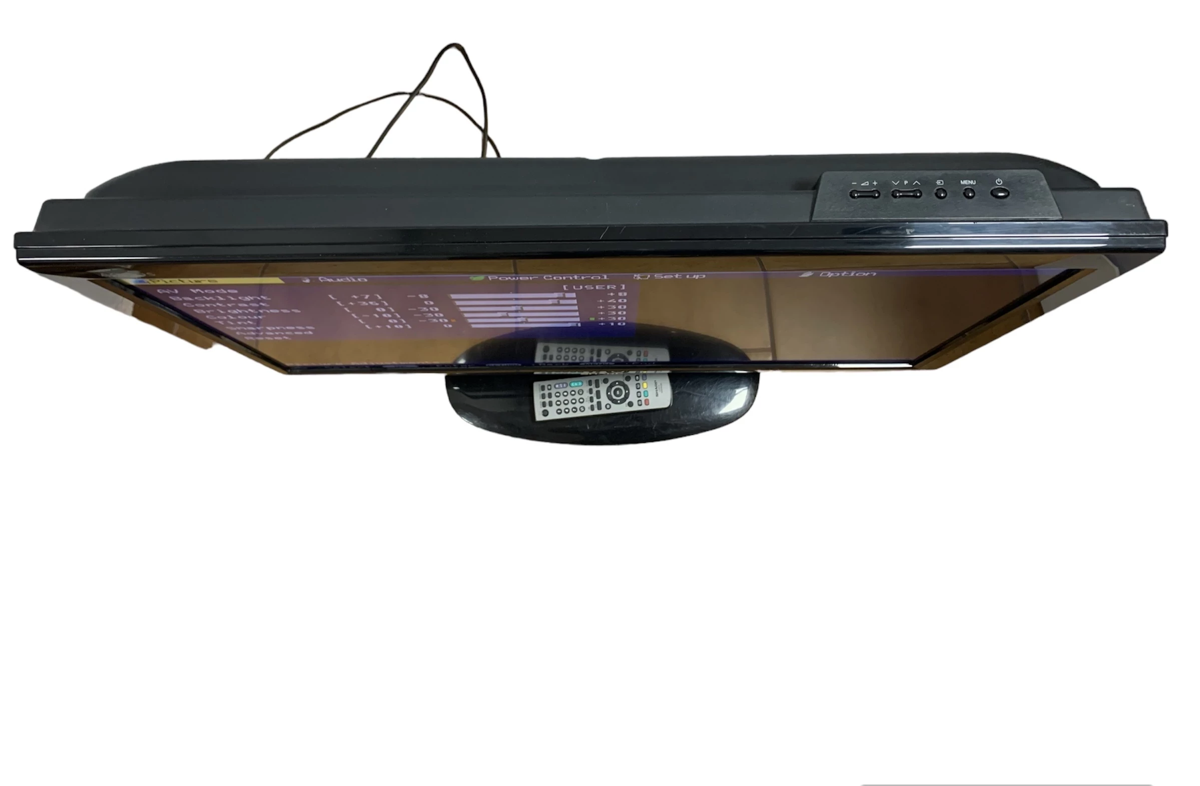 telewizor-sharp-aquos-pilot-stan-uzywany