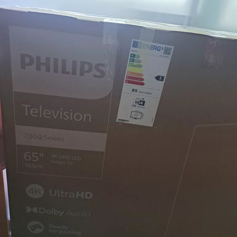 TELEWIZOR LED PHILIPS 65PUS8007/12 65" 4K UHD CZARNY + PARAGON