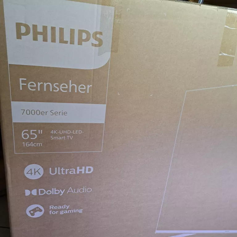 TELEWIZOR LED PHILIPS 65PUS8007/12 65" 4K UHD CZARNY + PARAGON