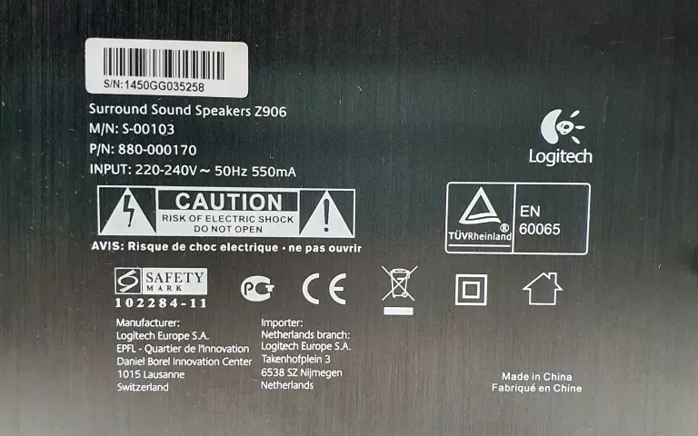 GŁOŚNIKI LOGITECH Z-906