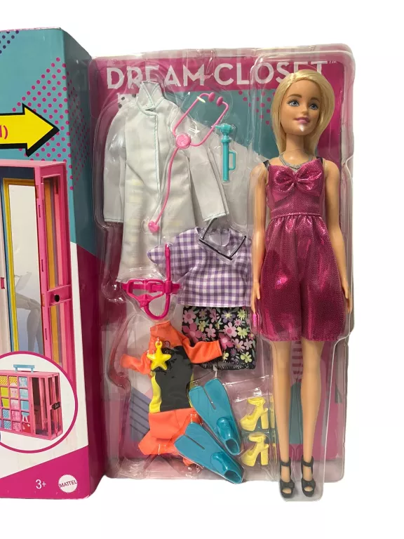 barbie-fashionistas-wymarzona-szafa-na-ubranka-lalka-akcesoria-gbk10-stan-powystawowy