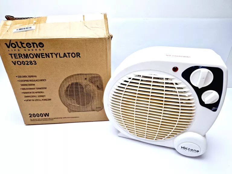 FARELKA BIAŁA VOLTENO 2000W VO0283