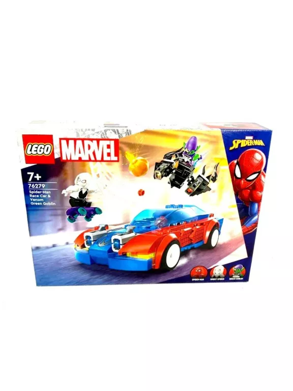LEGO MARVEL WYŚCIGÓWKA SPIDER-MANA I ZIELONY GOBLIN