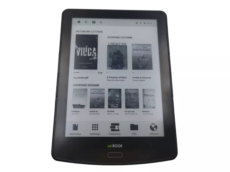 CZYTNIK KSIĄŻEK INKBOOK D62 + ETUI I ŁADOWARKA
