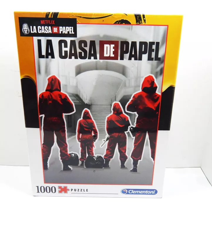 PUZZLE 1000 LA CASA DE PAPEL NETFLIX DOM Z PAPIERU