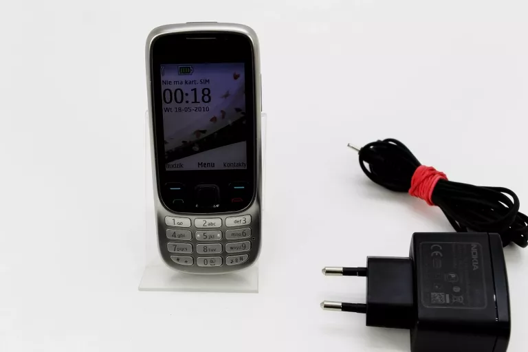TELEFON NOKIA 6303 Z ŁADOWARKĄ ORANGE DOBRY STAN
