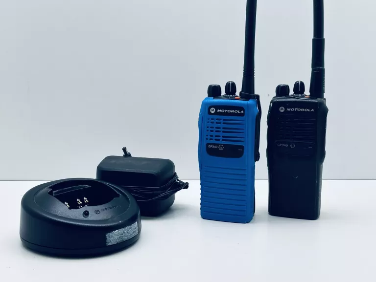 RADIOTELEFON 2SZT MOTOROLA GP340 VHF DOPUSZCZENIEM