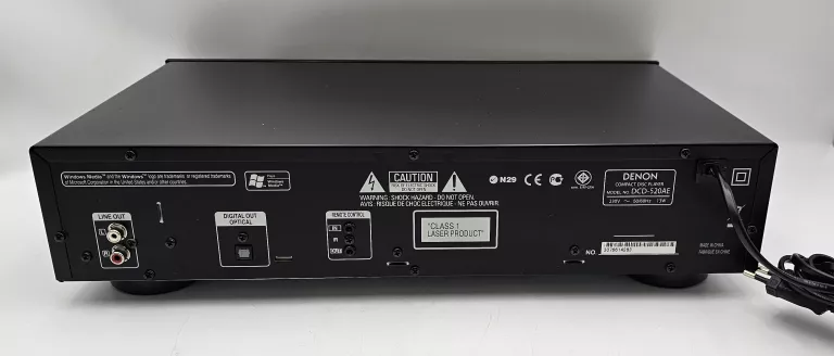 ODTWARZACZ DENON DCD-520AE CZARNY + PILOT