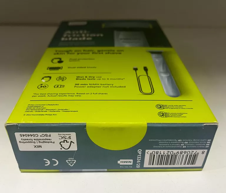 JAK NOWA GOLARKA PHILIPS ONEBLADE FIRST SHAVE QP1324/20
