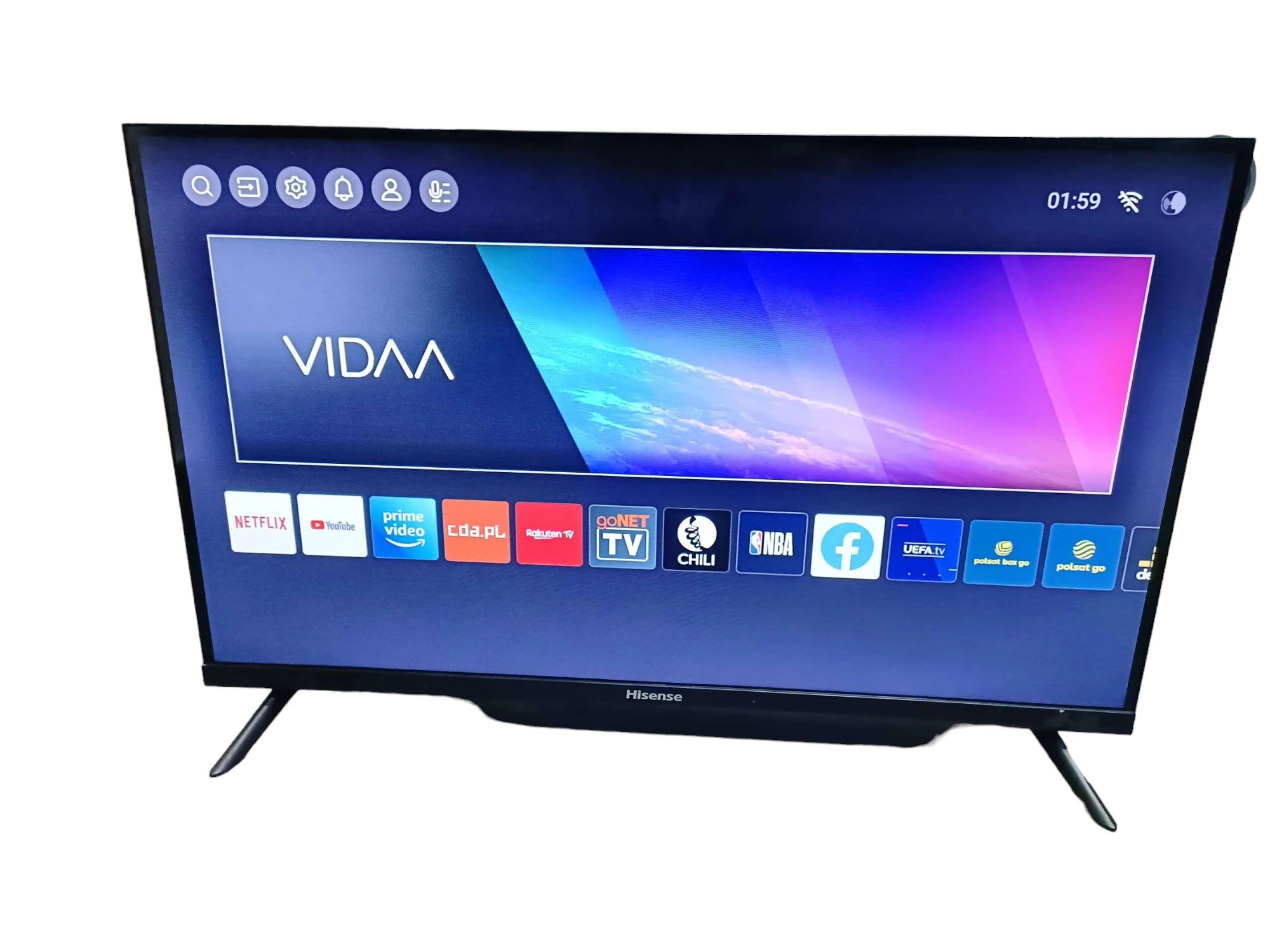 HISENSE - Smart TV LED Vidaa HD READY 32 32A4DG-Black