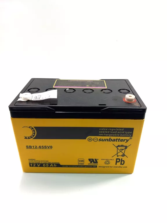 AKUMULATOR ŻELOWY SUNBATTERY 12V 65 AH