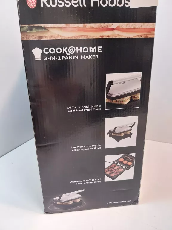 OPIEKACZ RUSSELL HOBBS 17888-56 SREBRNY/SZARY 1800 W/KPL
