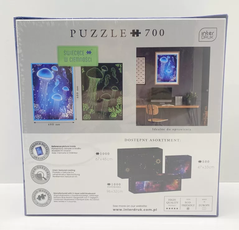 PUZZLE 700 PODWODNY ŚWIAT ŚWIECĄCE W CIEMNOŚCI !