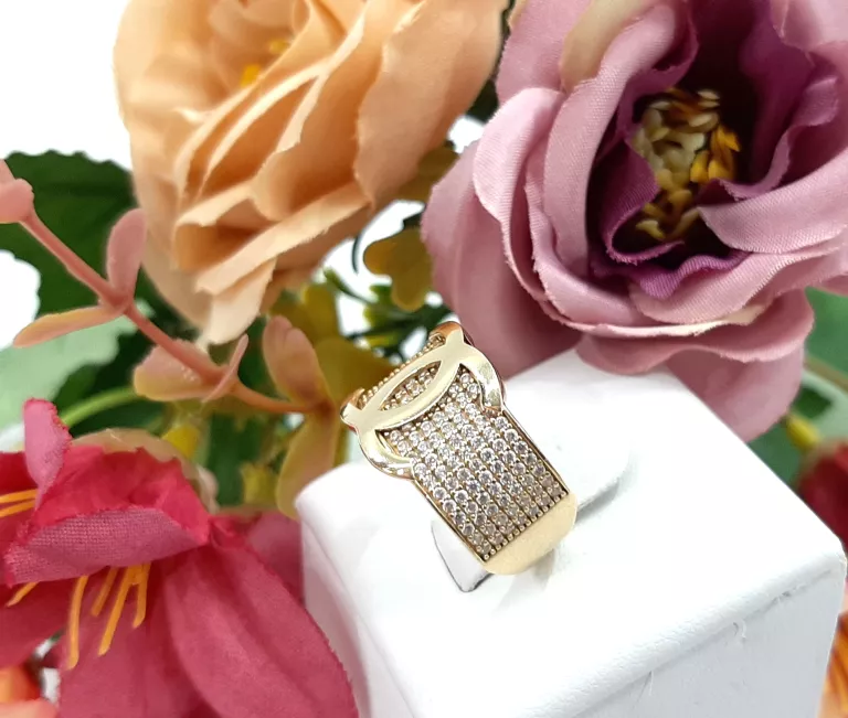 zloty-pierscionek-chanel-z-cyrkoniami-pr-585-432g-rodzaj-wyrob-jubilerski