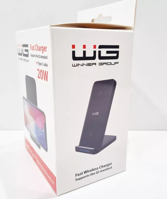 ŁADOWARKA BEZPRZEWODOWA DO TELEFONU WINNER WG FAST 20W UNIWERSALNA CZARNA