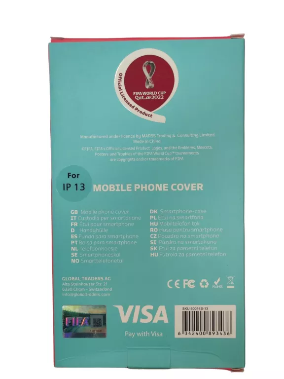 CASE IPHONE 13 FIFA WORLD CUP QATAR 2022 SPAIN