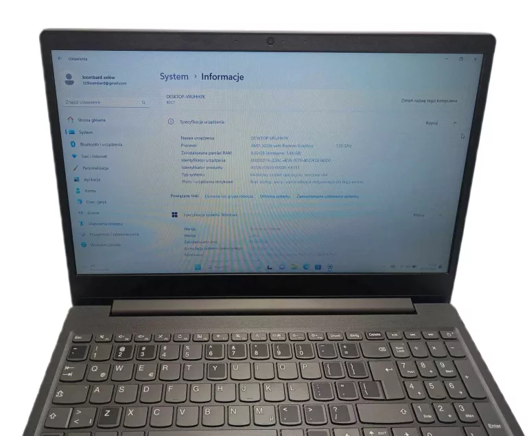 LAPTOP LENOVO V15-ADA 82C7 8GB