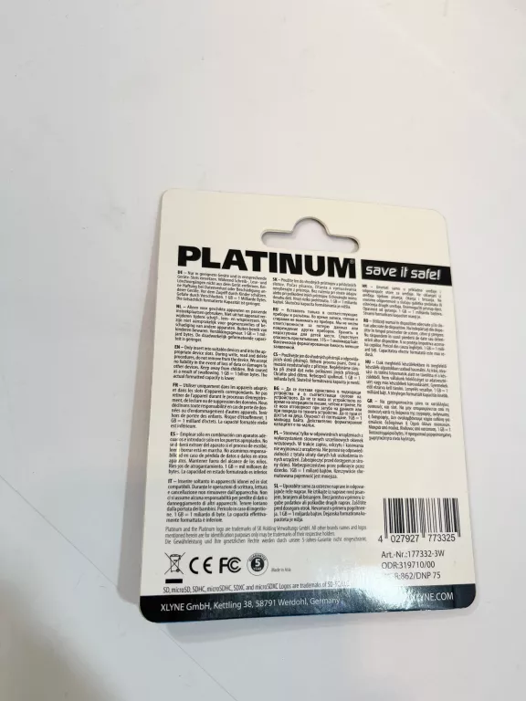 PLATINUM MICRO SDHC CARD 32GB