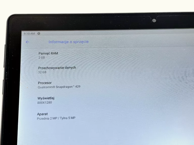 TABLET LENOVO TB-X505L