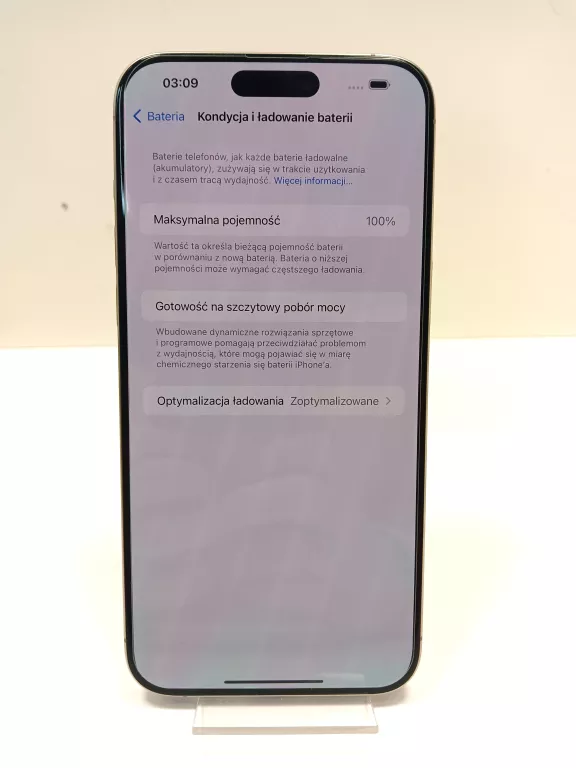TELEFON IPHONE 15 PRO MAX 256GB KOMPLET *BEZ SIECI*